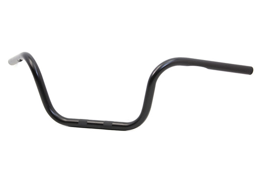 HARLEY 8 inch Ape Hanger Handlebar with Indents Black fits 1982-1984 FL,  1982-1984 FX,  1982-UP XL,  1986-2017 FLST,  1984-2017 FXST,  1982-1994 FXR,  1982-1994 FXR,  1991-2015 FXD,  1982-2007 FLT,  1982-2007 FLT,