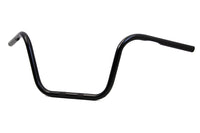 HARLEY 10 inch Black Ape Hanger Handlebar with Indents fits 1982-1984 FL,  1982-UP FX,  1982-UP XL,  1982-UP FX,  1982-UP FLT,  1982-UP FLT,