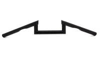 HARLEY 2-1/2 inch Mini Z Handlebar with Indents Black fits 1982-1984 FL,  1982-1984 FX,  1982-UP XL,  1986-2017 FLST,  1984-2017 FXST,  1982-1994 FXR,  1982-1994 FXR,  1991-2017 FXD,  1982-2007 FLT,  1982-2007 FLT,