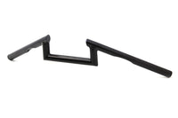 HARLEY 2-1/2 inch Mini Z Handlebar with Indents Black fits 1982-1984 FL,  1982-1984 FX,  1982-UP XL,  1986-2017 FLST,  1984-2017 FXST,  1982-1994 FXR,  1982-1994 FXR,  1991-2017 FXD,  1982-2007 FLT,  1982-2007 FLT,