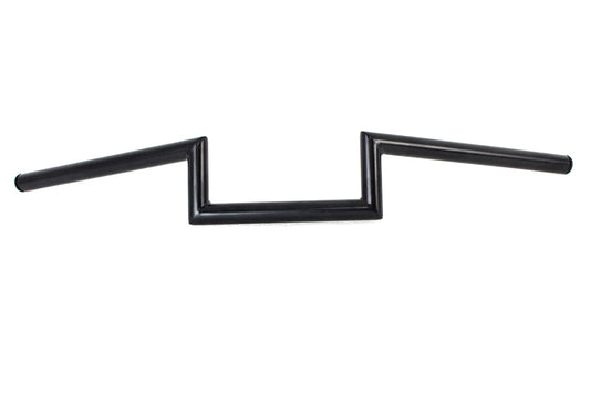 HARLEY 4 inch Z Handlebar without Indents Black fits 1982-1984 FL,   1982-1984 FX,   1982-UP XL,   1986-2017 FXST,   1984-2017 FLST,   1982-1994 FXR,