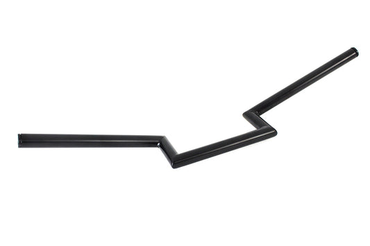 HARLEY 4 inch Z Handlebar without Indents Black fits 1982-1984 FL,   1982-1984 FX,   1982-UP XL,   1986-2017 FXST,   1984-2017 FLST,   1982-1994 FXR,