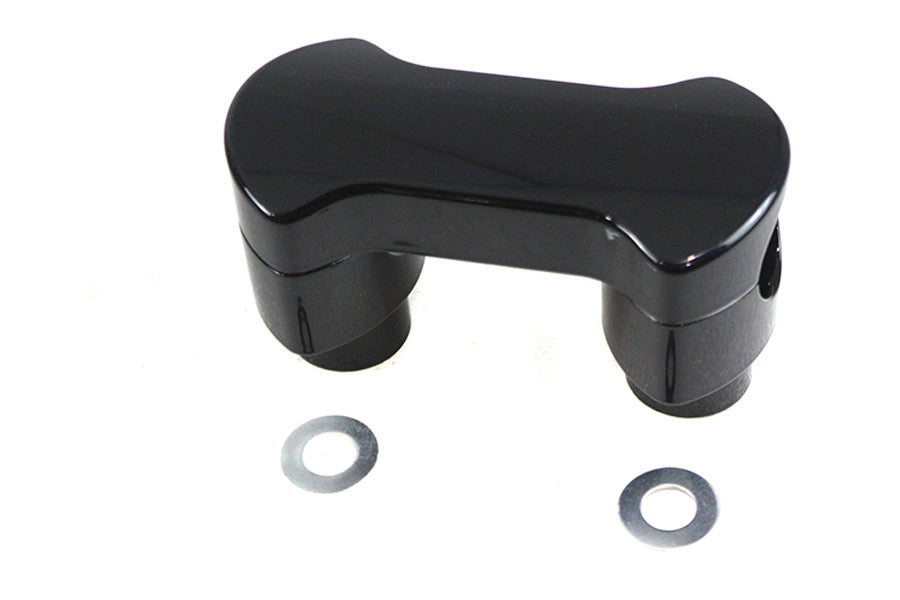HARLEY 1-1/4 inch X 2 inch Riser Kit Black Fits 2015-UP FLT,