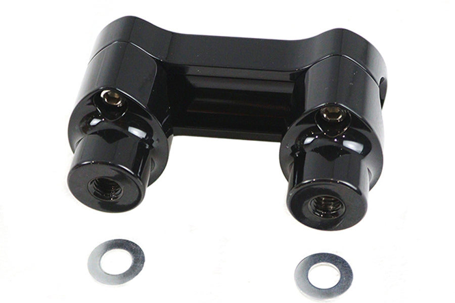 HARLEY 1-1/4 inch X 2 inch Riser Kit Black Fits 2015-UP FLT,