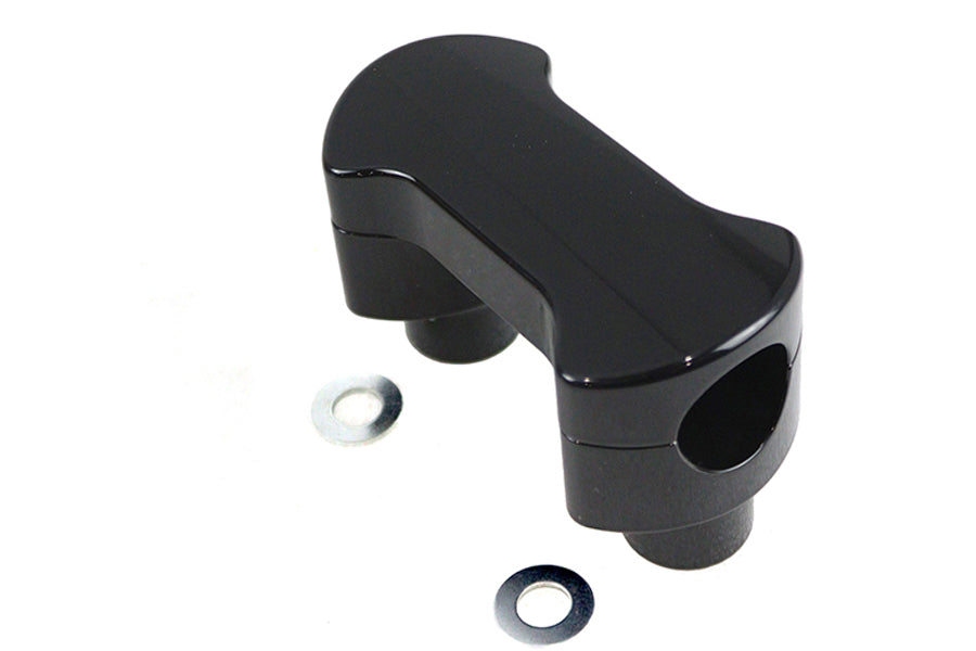 HARLEY 1-1/4 inch X 2 inch Riser Kit Black Fits 2015-UP FLT,