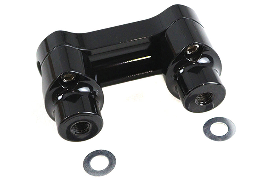HARLEY 1-1/4 inch X 2 inch Riser Kit Black Fits 2015-UP FLT,