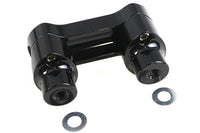 HARLEY 1-1/4 inch X 2 inch Riser Kit Black Fits 2015-UP FLT,