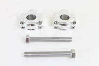 HARLEY 1 inch Handlebar Riser Set Polished fits 0-  Custom,