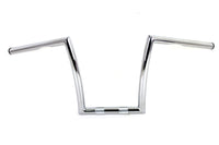 HARLEY 10 inch Curve Z Handlebar Chrome fits 0-  Custom,