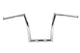 HARLEY 10 inch Curve Z Handlebar Chrome fits 0-  Custom,