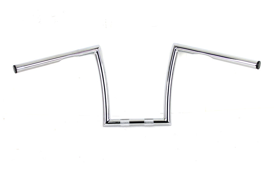 HARLEY 10 inch Curve Z Handlebar Chrome fits 0-  Custom,