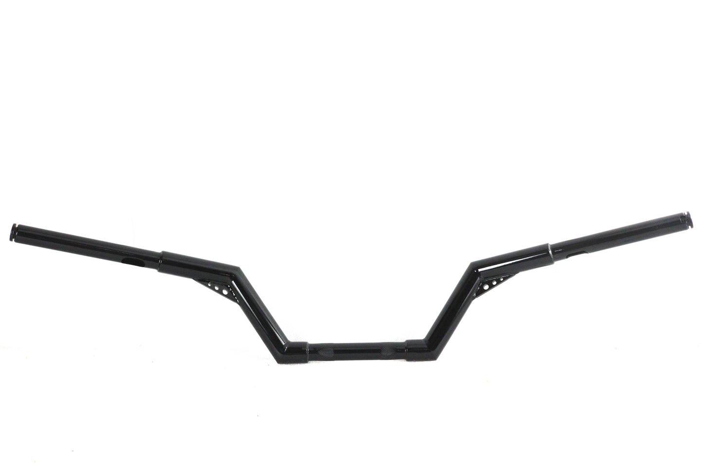 HARLEY AEE V-Bar 1-1/4 inch Handlebar Black Fits 2000-2017 FLST, except FLSTS 2000-2017 FXST, except