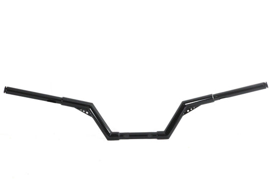 HARLEY AEE V-Bar 1-1/4 inch Handlebar Black Fits 2000-2017 FLST, except FLSTS 2000-2017 FXST, except