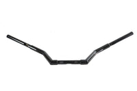 HARLEY AEE V-Bar 1-1/4 inch Handlebar Black Fits 2000-2017 FLST, except FLSTS 2000-2017 FXST, except