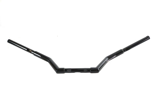 HARLEY AEE V-Bar 1-1/4 inch Handlebar Black Fits 2000-2017 FLST, except FLSTS 2000-2017 FXST, except