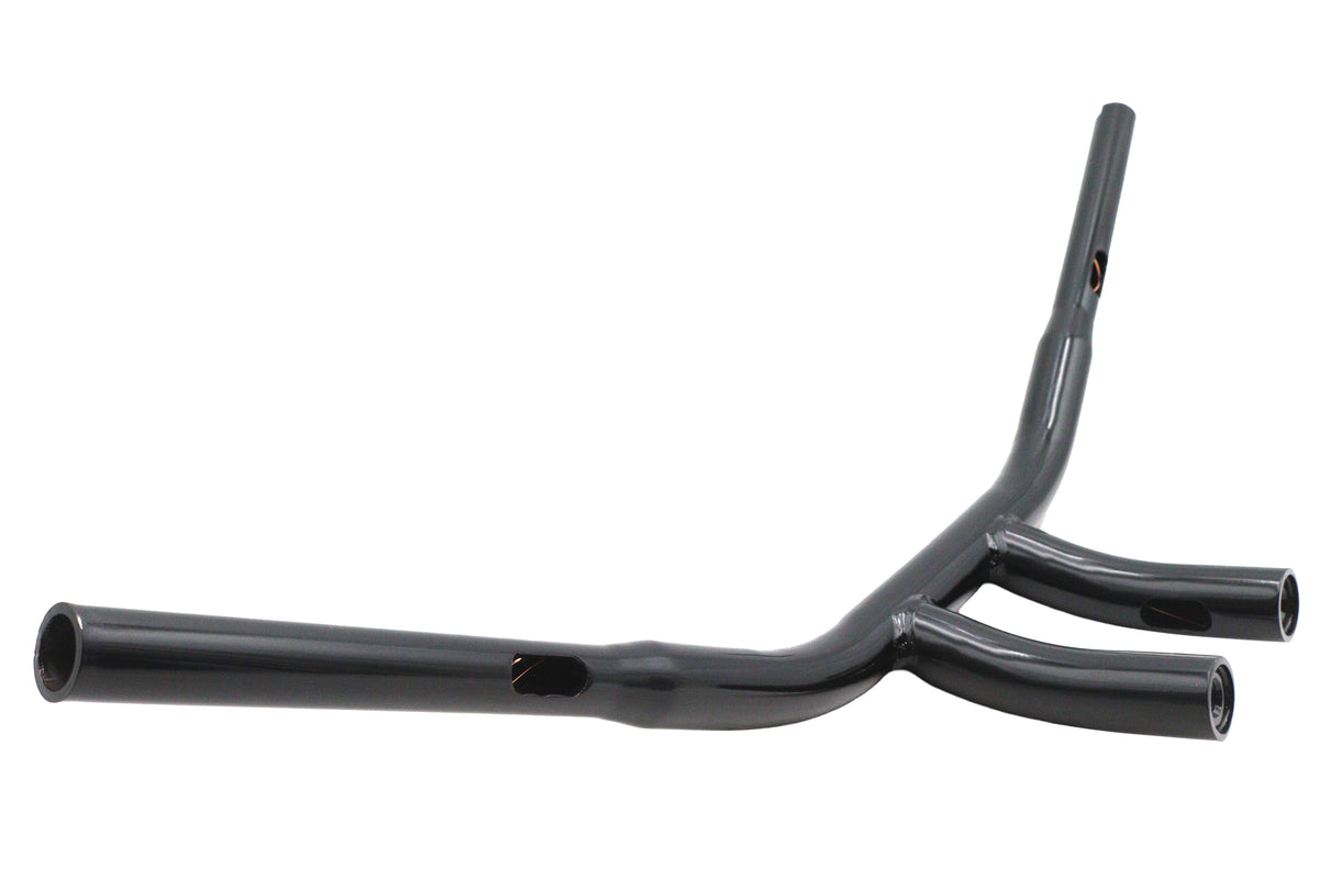 HARLEY 6 Zoll T-Bar Lenker Schwarz Passend für 1982-1984 FX, 1982-1984 FL, 1982-1994 FXR, 1982-1994