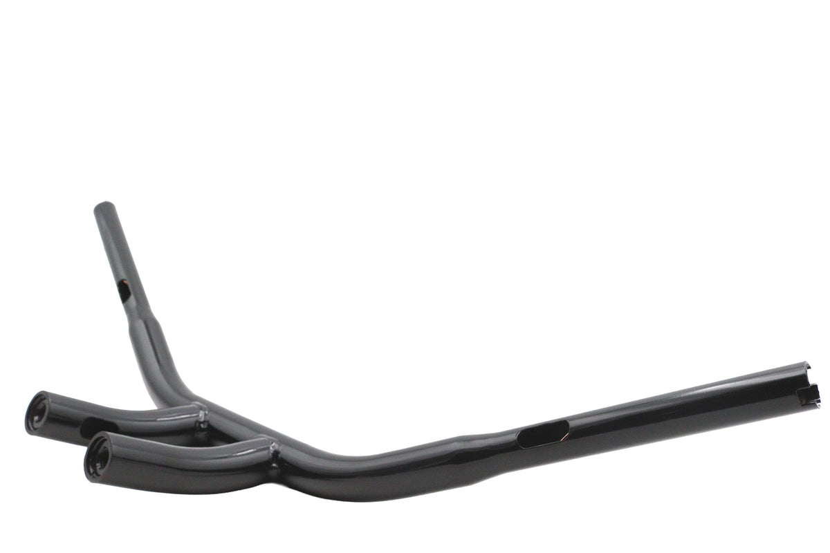 HARLEY 6 Zoll T-Bar Lenker Schwarz Passend für 1982-1984 FX, 1982-1984 FL, 1982-1994 FXR, 1982-1994