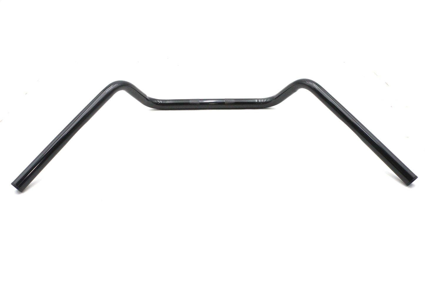 HARLEY 6 Zoll Medium Buckhorn Lenker mit Einkerbungen Schwarz Passend für 1982-1984 FL, 1982-1984 FX, 1982