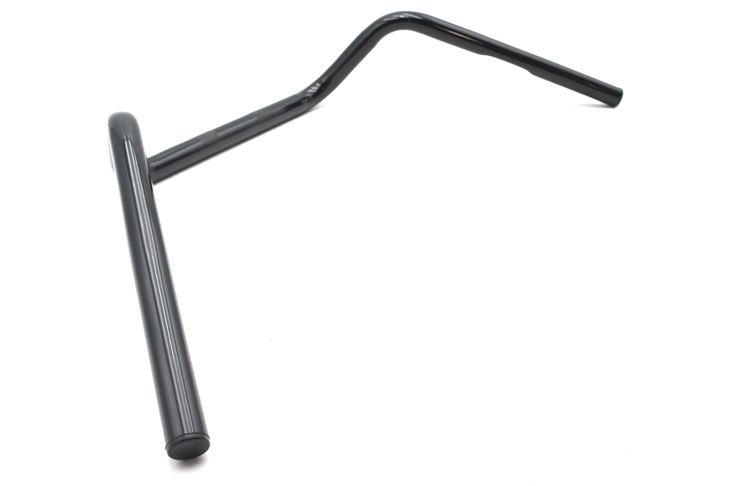 HARLEY 6 Zoll Medium Buckhorn Lenker mit Einkerbungen Schwarz Passend für 1982-1984 FL, 1982-1984 FX, 1982
