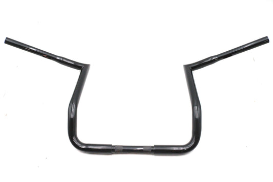 HARLEY Ultima 15 Zoll Monkey Lenker ohne Einkerbungen Schwarz passend für 2007-2015 FLT,