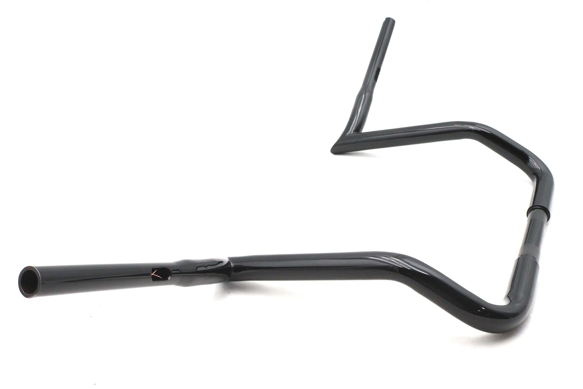 HARLEY Ultima 15 Zoll Monkey Lenker ohne Einkerbungen Schwarz passend für 2007-2015 FLT,