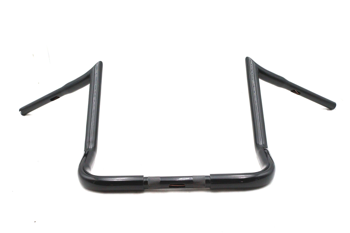 HARLEY Ultima 15 Zoll Monkey Lenker ohne Einkerbungen Schwarz passend für 2007-2015 FLT,