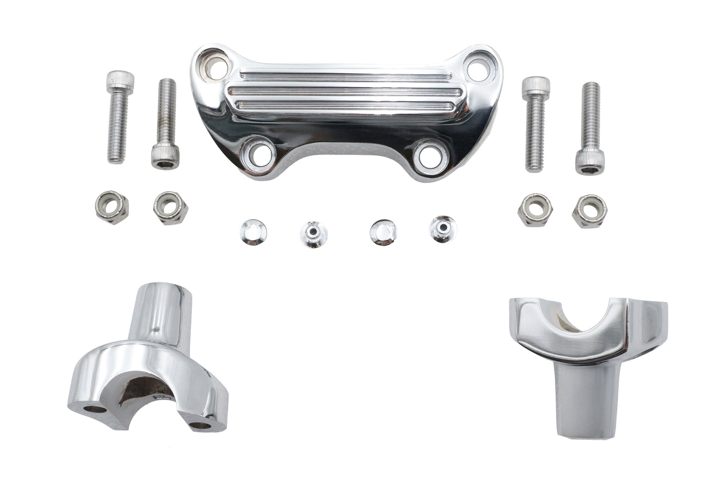 HARLEY 1-1/2 inch Post Riser Kit Chrome Fits 1977-1984 FX,   1984-1994 FXR,   1977-UP XL,