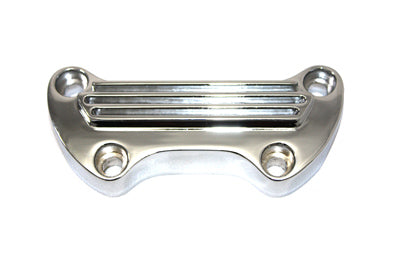 HARLEY Finned Riser Top Clamp Chrome Fits 1973-1984 FX,   1982-1994 FXR,   1982-1994 FXR,   1984-UP