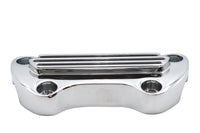 HARLEY Finned Riser Top Clamp Chrome Fits 1973-1984 FX,   1982-1994 FXR,   1982-1994 FXR,   1984-UP