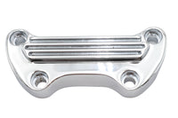 HARLEY Finned Riser Top Clamp Chrome Fits 1973-1984 FX,   1982-1994 FXR,   1982-1994 FXR,   1984-UP
