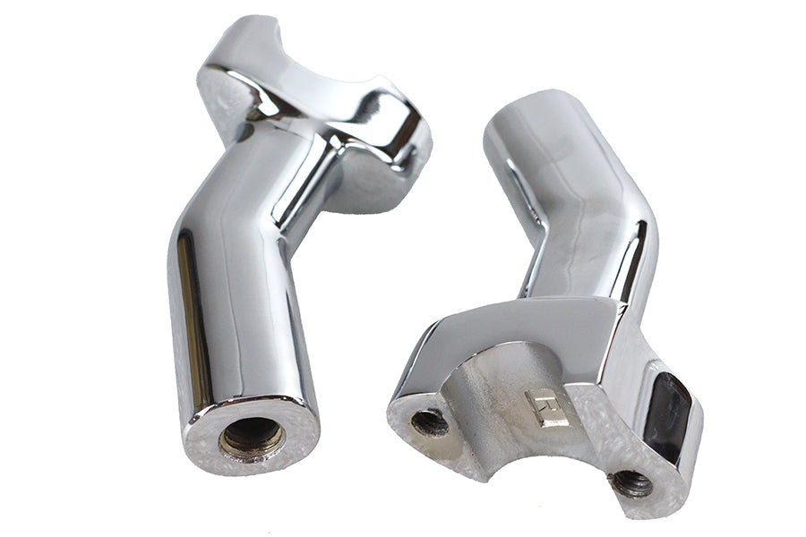 HARLEY 4-1/2 inch Pullback Riser Stem Chrome Fits 0-  Custom, application