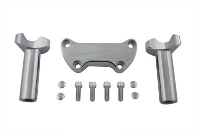 HARLEY 4-1/2 inch Post Riser Kit Chrome Fits 1980-1984 FX,   1984-2006 FXST,