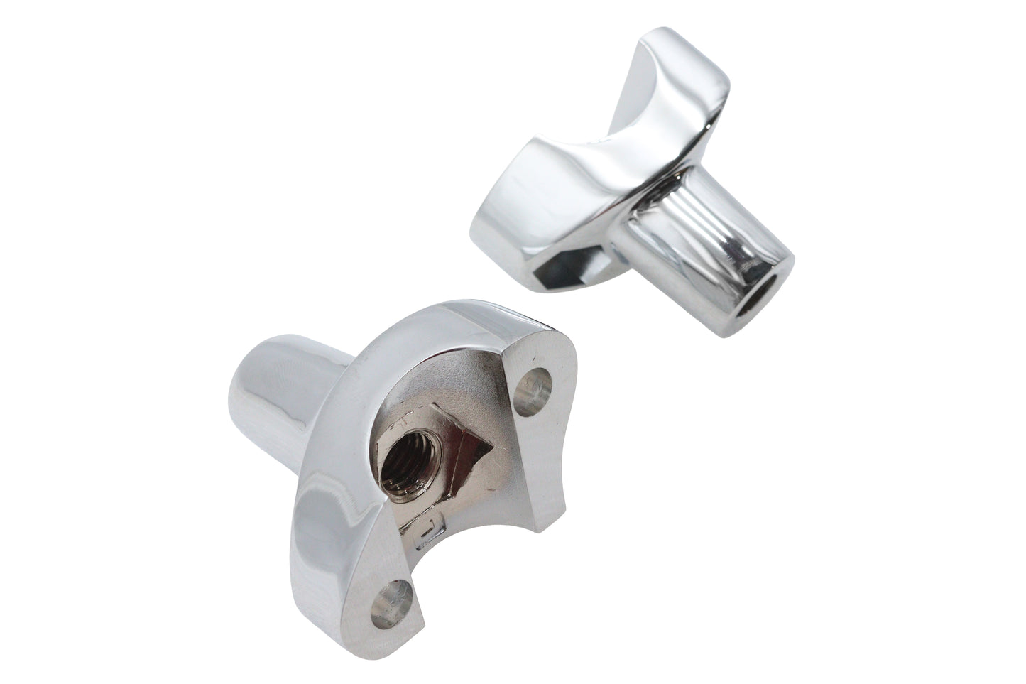HARLEY Riser Stem Set Chrome Fits 1974-1984 FX,   1982-1985 FXR,   1982-1985 FXR,   1991-2017 FXD,