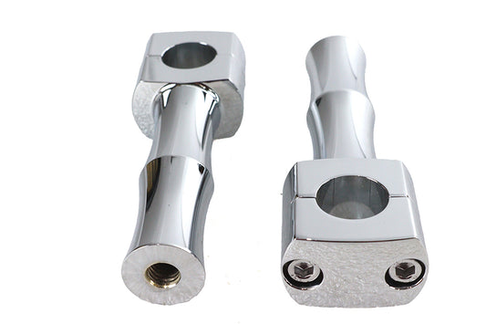 HARLEY 5 inch Post Riser Kit Chrome Fits 0-  Custom, application