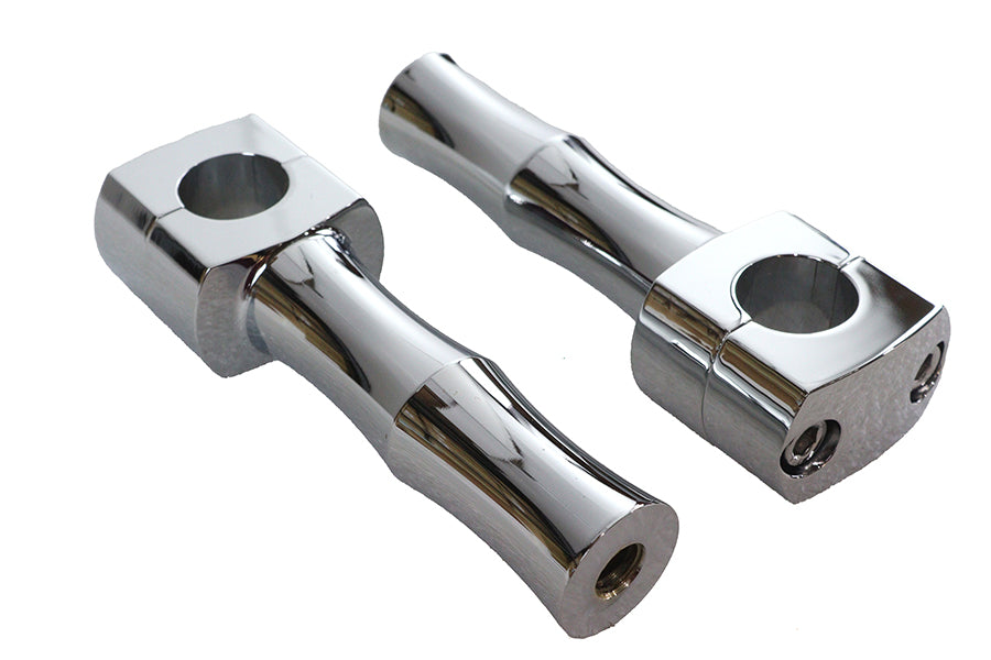 HARLEY 5 inch Post Riser Kit Chrome Fits 0-  Custom, application