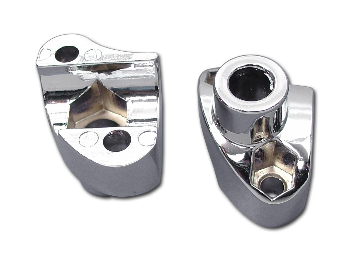 HARLEY Chrome Riser Stem Set Fits 1979-1984 FL,