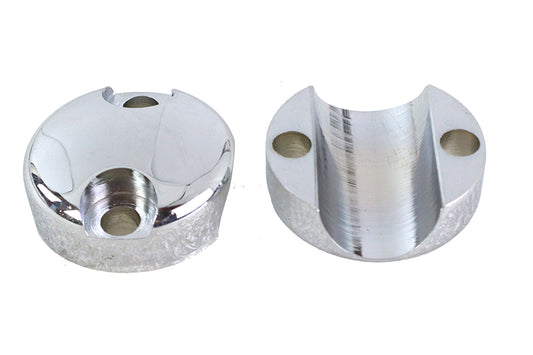 HARLEY Chrome Replica Glide Riser Top Set Fits 1949-1959 FL,