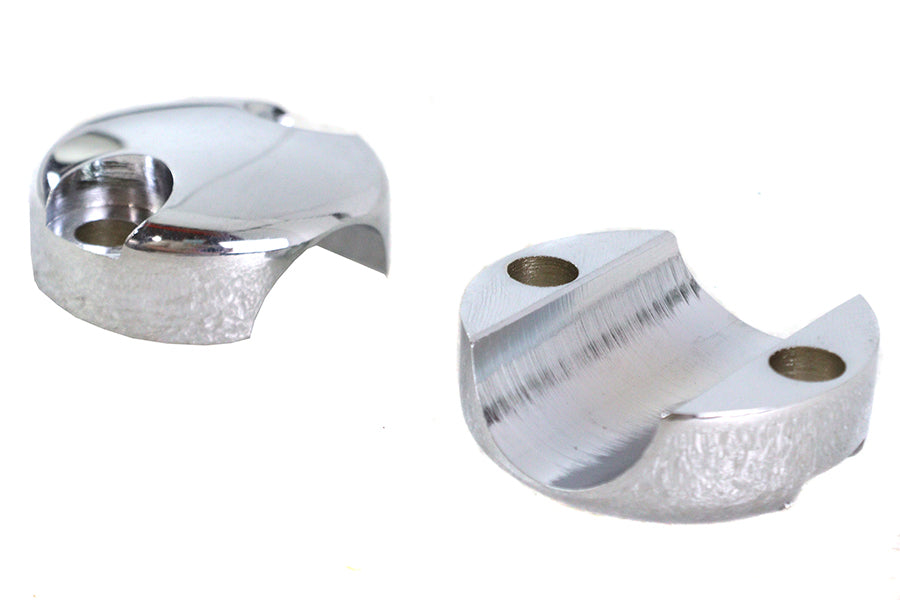 HARLEY Chrome Replica Glide Riser Top Set Fits 1949-1959 FL,