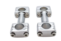 HARLEY 3 inch Dog Bone Riser Set Chrome Fits 0-  Custom, application