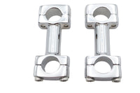 HARLEY 3 inch Dog Bone Riser Set Chrome Fits 0-  Custom, application