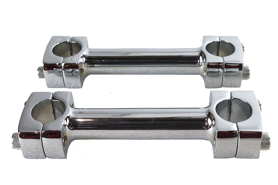 HARLEY 5 inch Dog Bone Riser Set Chrome Fits 0-  Custom, application