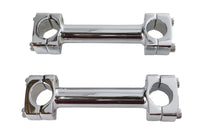 HARLEY 5 inch Dog Bone Riser Set Chrome Fits 0-  Custom, application