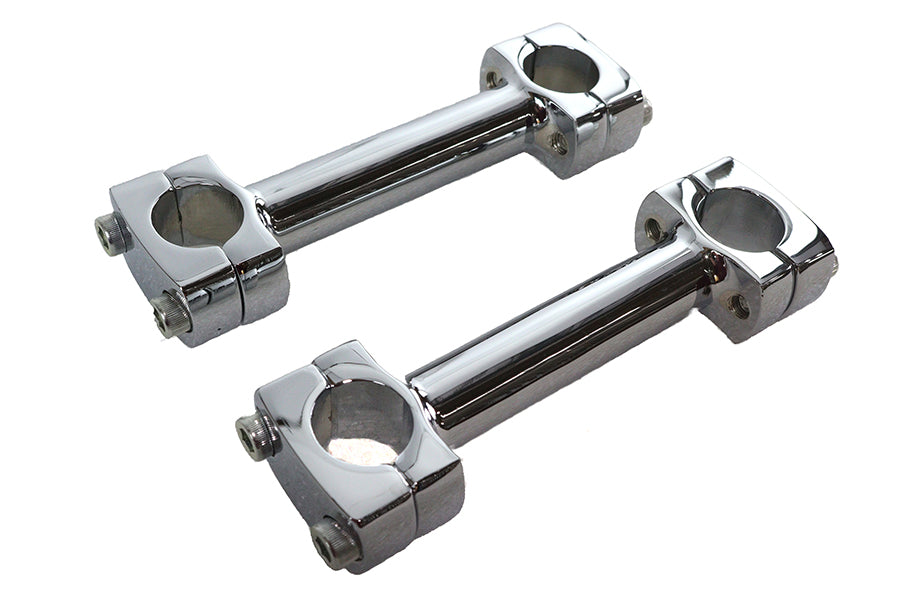 HARLEY 5 inch Dog Bone Riser Set Chrome Fits 0-  Custom, application