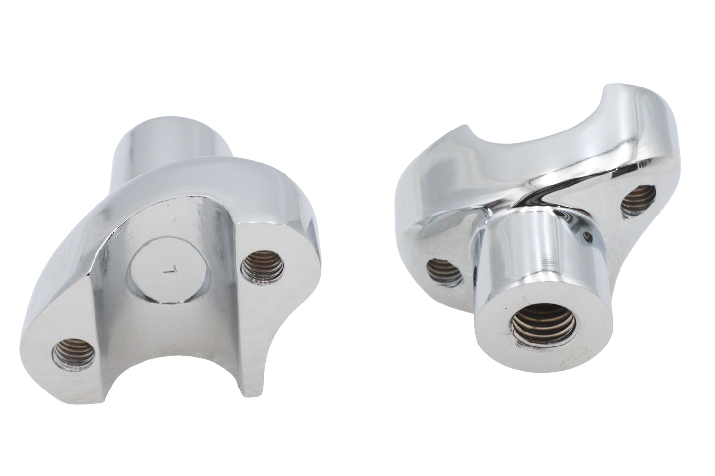 HARLEY 1-7/8 inch Riser Stem Set Chrome Fits 1986-UP FLST,