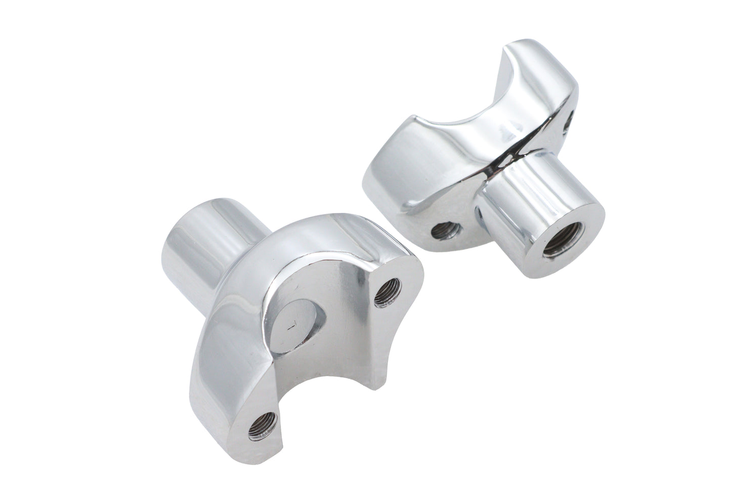 HARLEY 1-7/8 inch Riser Stem Set Chrome Fits 1986-UP FLST,