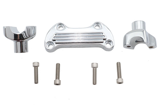 HARLEY 1-7/8 inch Riser Kit Chrome Fits 1986-UP FLST,