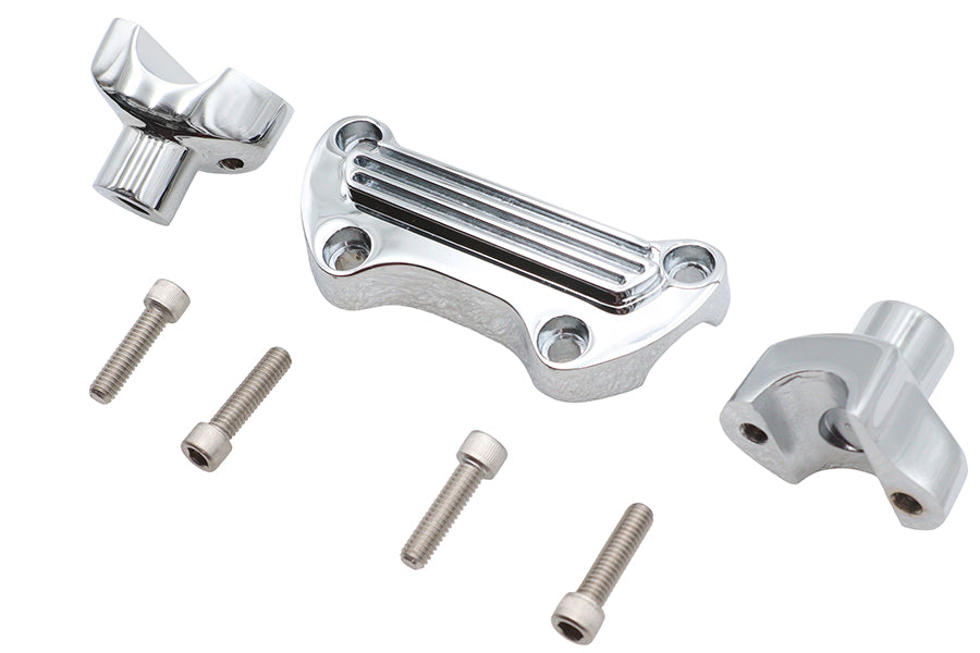 HARLEY 1-7/8 inch Riser Kit Chrome Fits 1986-UP FLST,