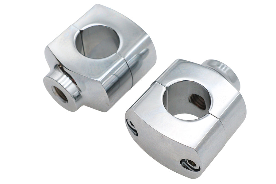 HARLEY 1-1/2 inch Short Riser Set Chrome Fits 0-  Custom, application