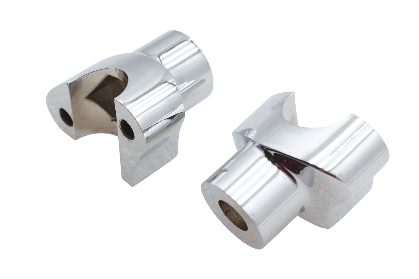 HARLEY 1.7 inch Buffalo Riser Set Chrome Fits 0-  Custom, application