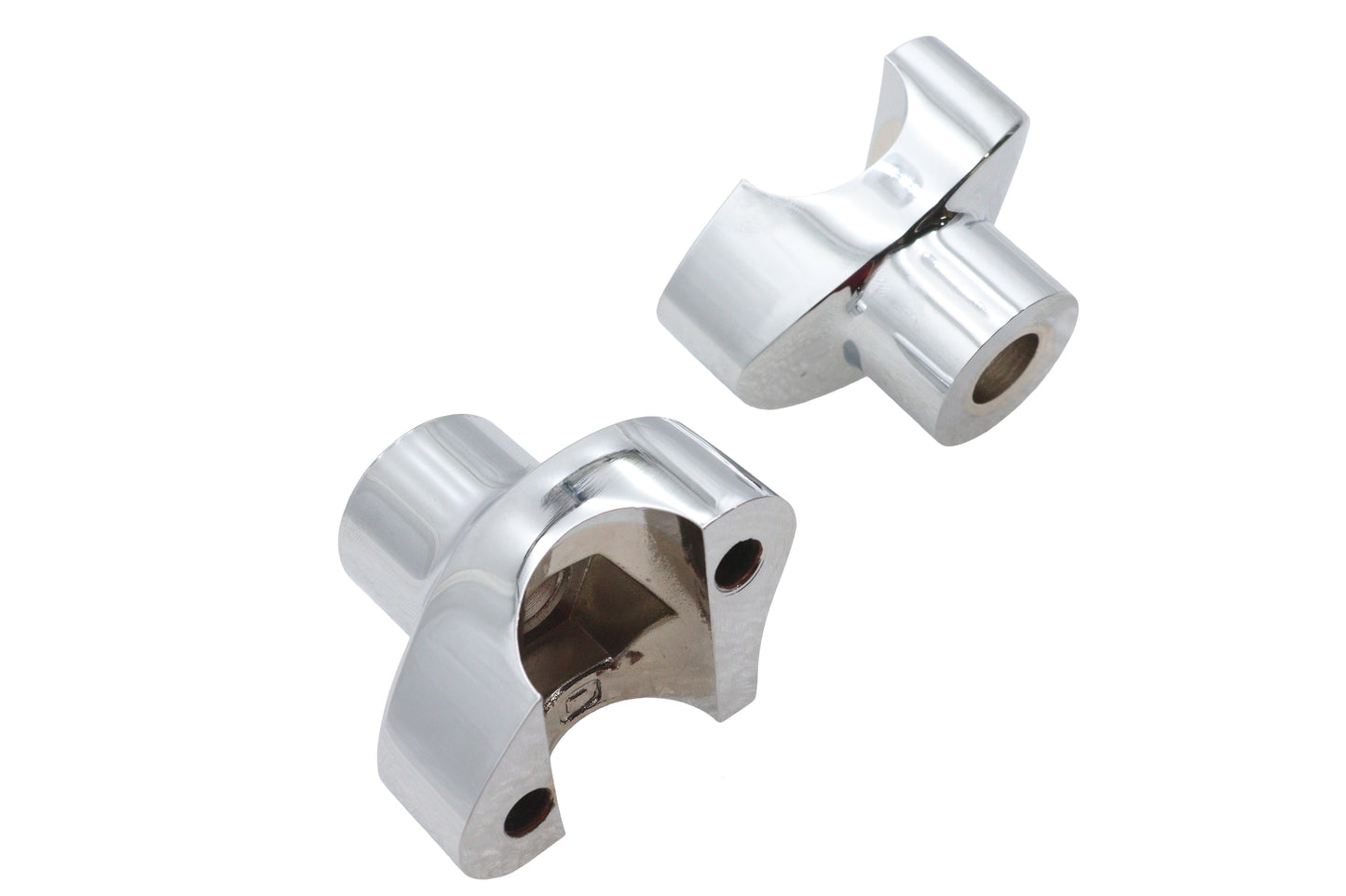 HARLEY 1.7 inch Buffalo Riser Set Chrome Fits 0-  Custom, application